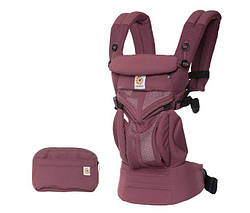 Рюкзак-переноска Ergobaby Omni 360 Baby Carrier All-In-One Cool Air Mesh з народження burgundy