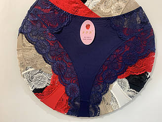 Труси мікрофібра з мереживом