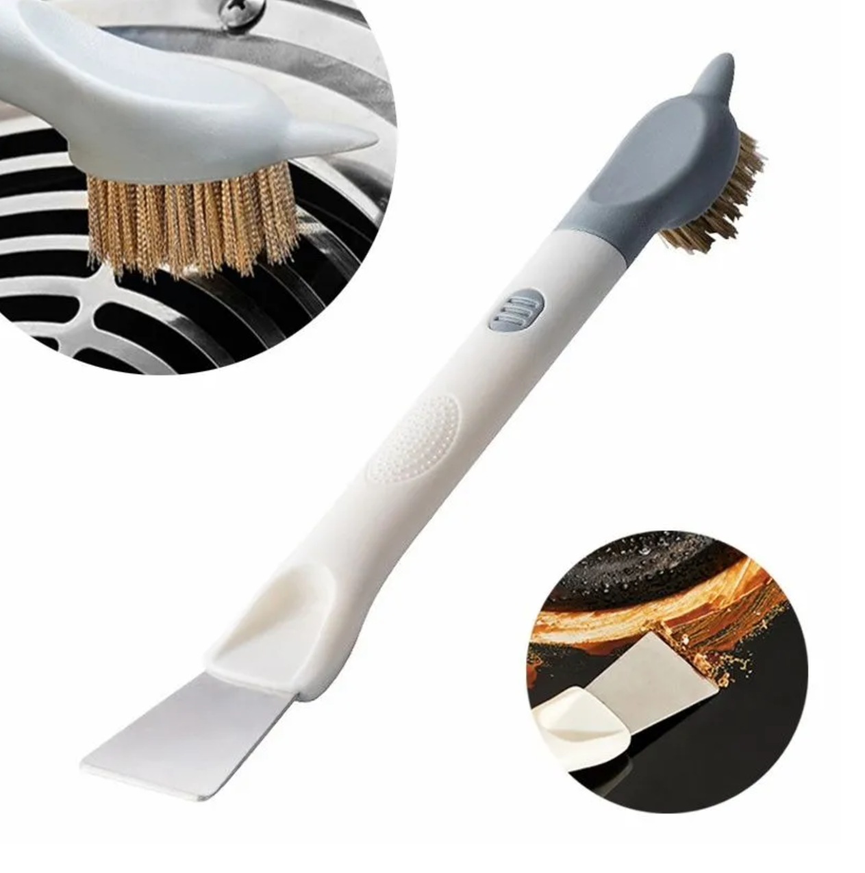 Щітка скребок 3в1 для очистки поверхонь Multifunctional Cleaning Brush, фото 1