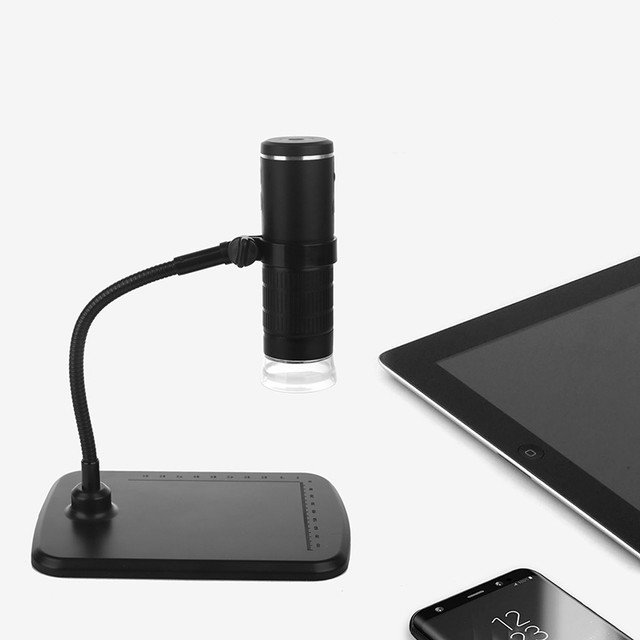 Электронный WiFi микроскоп трихоскоп для телефона/планшета на подставке Электронный WiFi микроскоп трихоскоп для телефона/планшета на подставке
