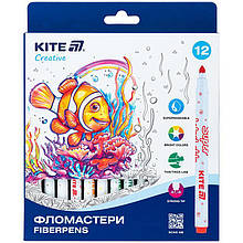 Фломастери 12кол. Kite Creative Superwashable K-1152