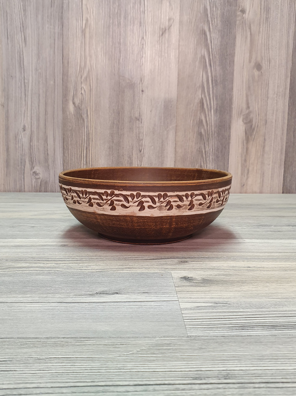 Миска (посуд), глиняна (з червоної глини), 0,7 л, фото 1