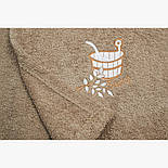 Спідниця (кілт) махрова для сауни Ярослав Бежевий, фото 2