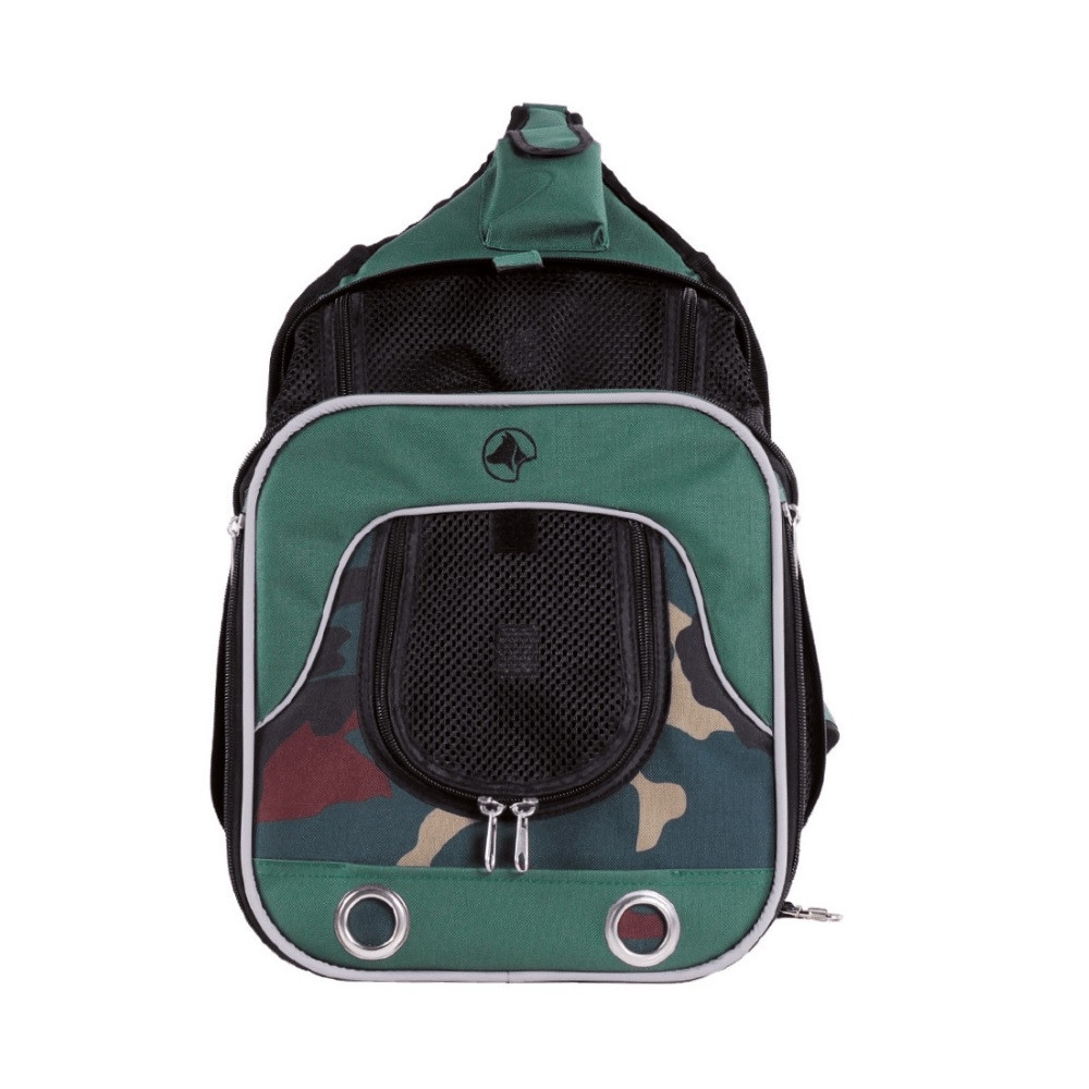 Рюкзак-переноска для тварин до 10 кг Fast & Easy Croci, зел/хакі 30х33х26 см (*), фото 1