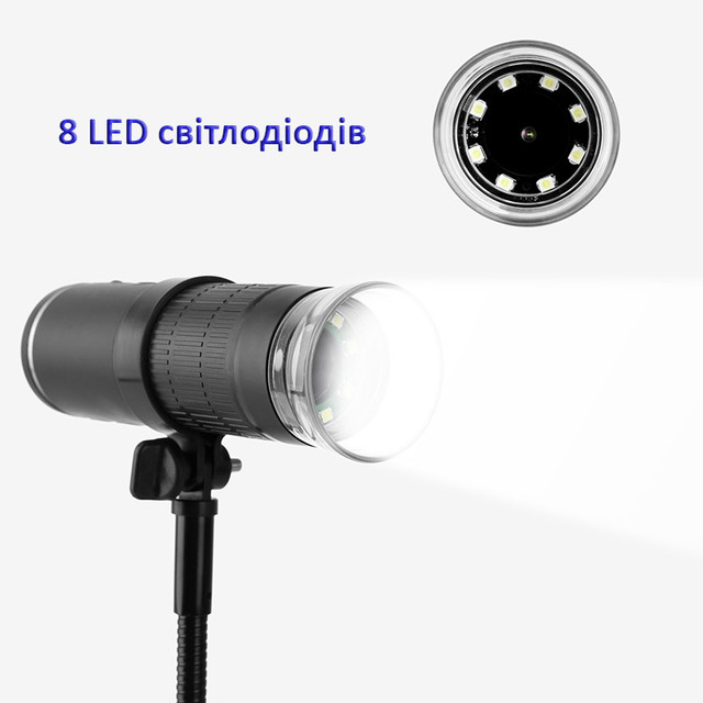 Электронный WiFi микроскоп трихоскоп для телефона/планшета на подставке Электронный WiFi микроскоп трихоскоп для телефона/планшета на подставке