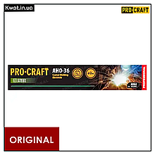Електроди зварювальні Procraft AHO36 Діаметр 2 мм Вага 1 кг