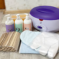 Набор для парафинотерапии с парафинотопкой "Все включено" Violet
