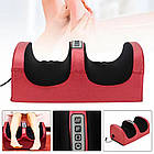 Масажер для ніг з підігрівом, 3 режими, від мережі, Foot Massager / Вібраційний електромасажер для ніг, фото 4