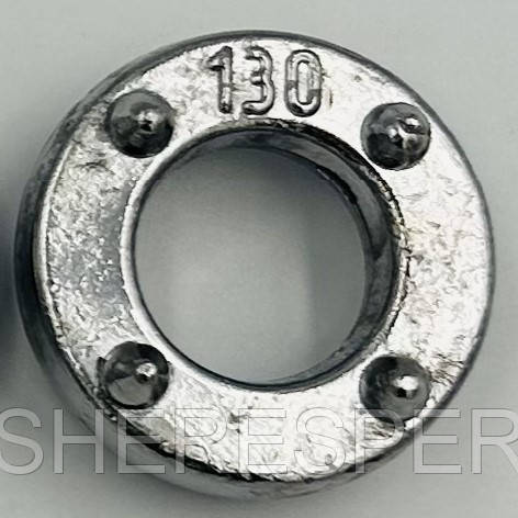 Грузило "Шайба" 130 грам (10 шт.)