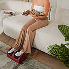 Масажер для ніг з підігрівом, 3 режими, від мережі, Foot Massager / Вібраційний електромасажер для ніг, фото 6