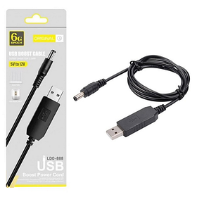 Кабель USB-DC 5,5mm 5V to 12V LDO-888 ORIGINAL (для роутерів)