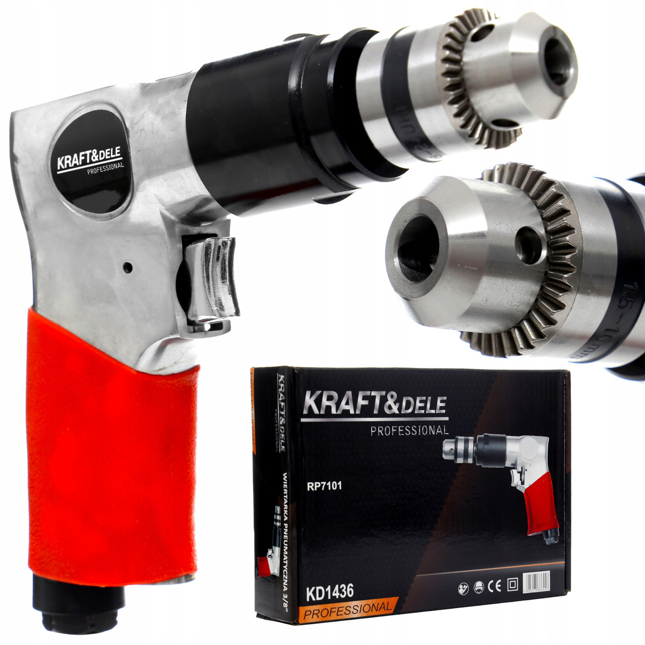 ДРИЛЬ ПНЕВМАТИЧНА 3/8" (10 мм) Kraft&Dele KD1436
