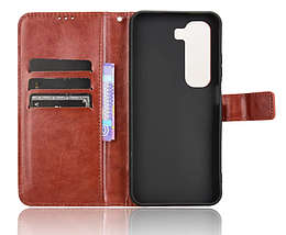 Чохол книжка Book case для Infinix Hot 50 4G (X6882) / коричневий, фото 4
