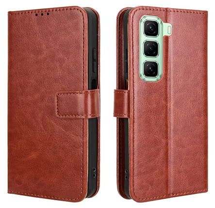 Чохол книжка Book case для Infinix Hot 50 4G (X6882) / коричневий, фото 1