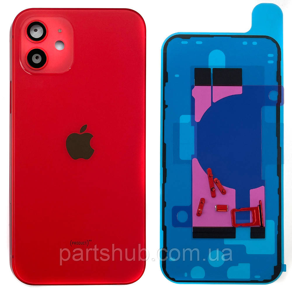 Корпус Apple iPhone 12 (червоний оригінал Китай US), фото 1