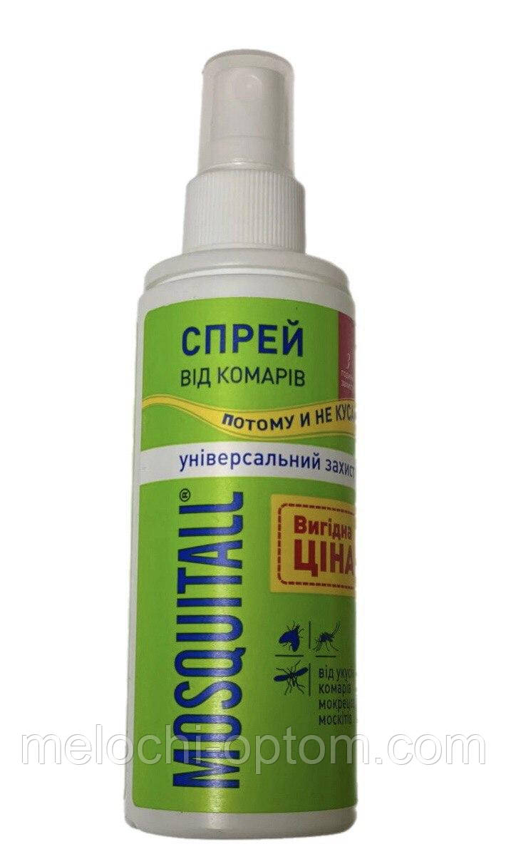 Спрей від комарів та москітів MOSQUITALL Універсальний захист 100мл