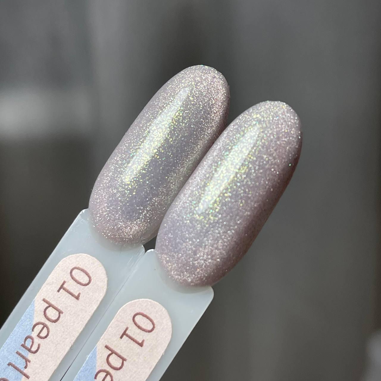 Гель лак GeliX Pearl cat 01, жемчужна кішка, 8мл, фото 1