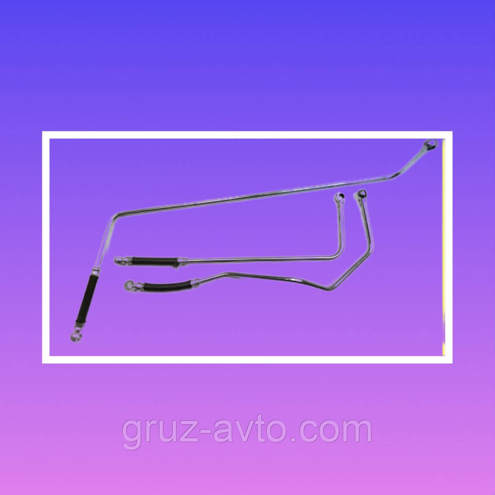 Комплект 3 шт ТННД (паливних трубок низького тиску) Камаз 740.1104422 / 26 / 84