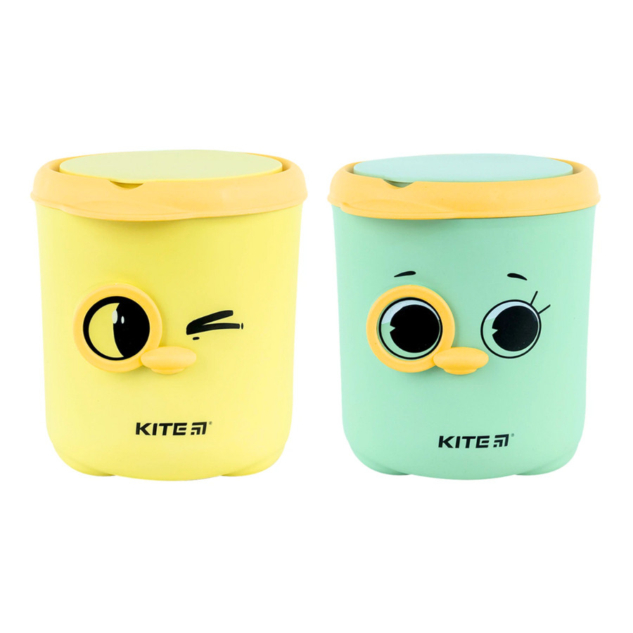 Настільний контейнер для сміття Kite K24-011_Жовтий, фото 1
