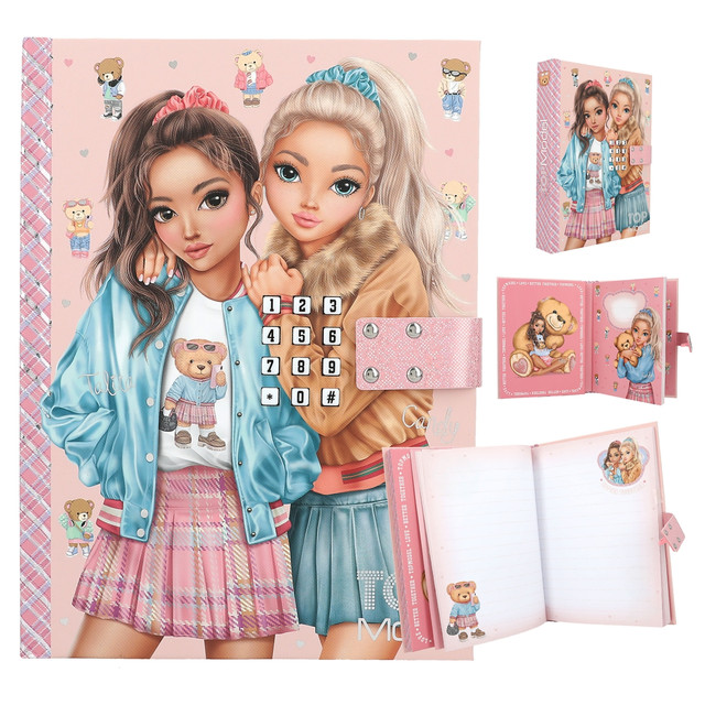 TOP Model Щоденник з кодовим замком та мелодією TEAM TEDDY Топ Модел 13229