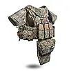 Бронежилет 6 класу "Ghost Gen4 V5+" з балістичним захистом 2 класу, системою швидкого скидання + 9 підсумків, фото 6