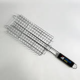 Набір для шашлику подарунковий у шкіряній коробці Зубр 2.0 ELIT BS69, фото 8