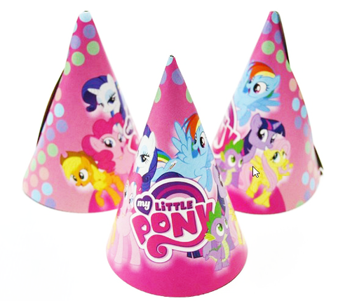 Ковпаки святкові паперові | My Little Pony | Маленькі Поні, фото 1