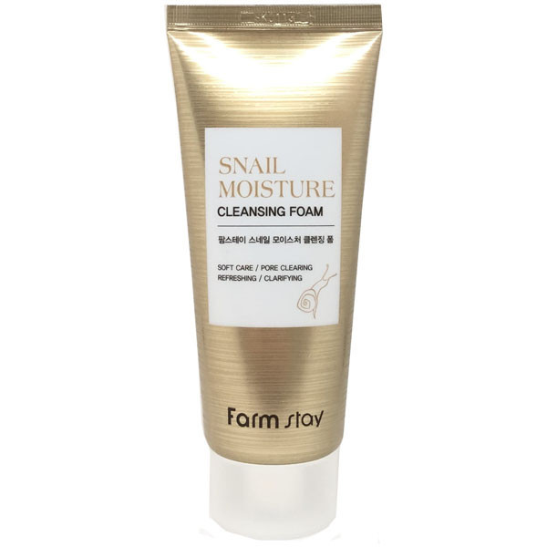 Пінка для вмивання зволожуюча з муцином равлика FarmStay Snail Moisture Cleansing Foam 100ml, фото 1