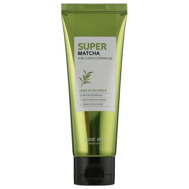 Гель для вмивання із чаєм матчу Some By Mi Super Matcha Pore Clean Cleansing Gel 100ml, фото 1