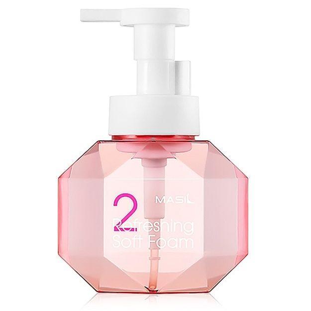 Делікатна пінка для інтимної гігієни Masil 2 Refreshing Soft Foam 300ml, фото 1