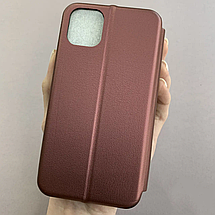 Чохол-книга для Apple iPhone 11 книжка з принтом з написом Україна на айфон 11 бордова q04j, фото 2