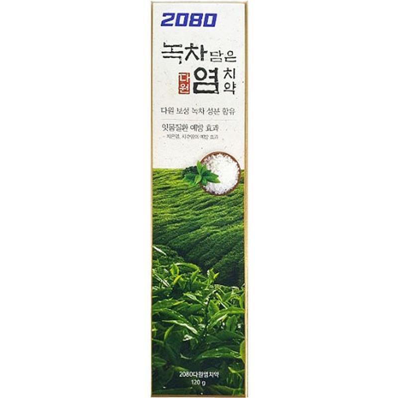 Зубна паста 2080 Salted Toothpaste Green Tea 120g, фото 1