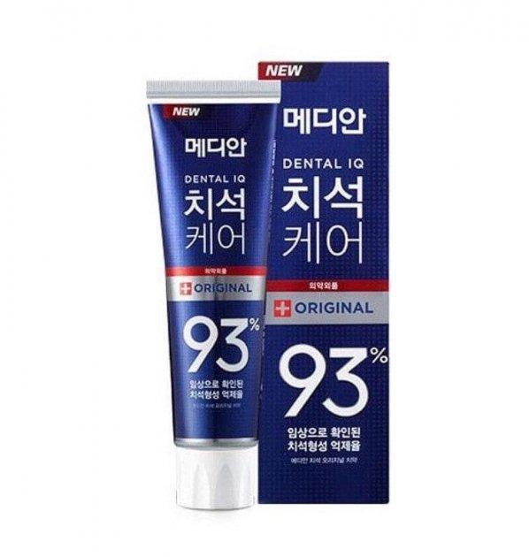 Зубна Паста Для Видалення Нальоту З Смаком Цитрусової М"яти Median 93% Toothpaste Original (синя упаковка), фото 1