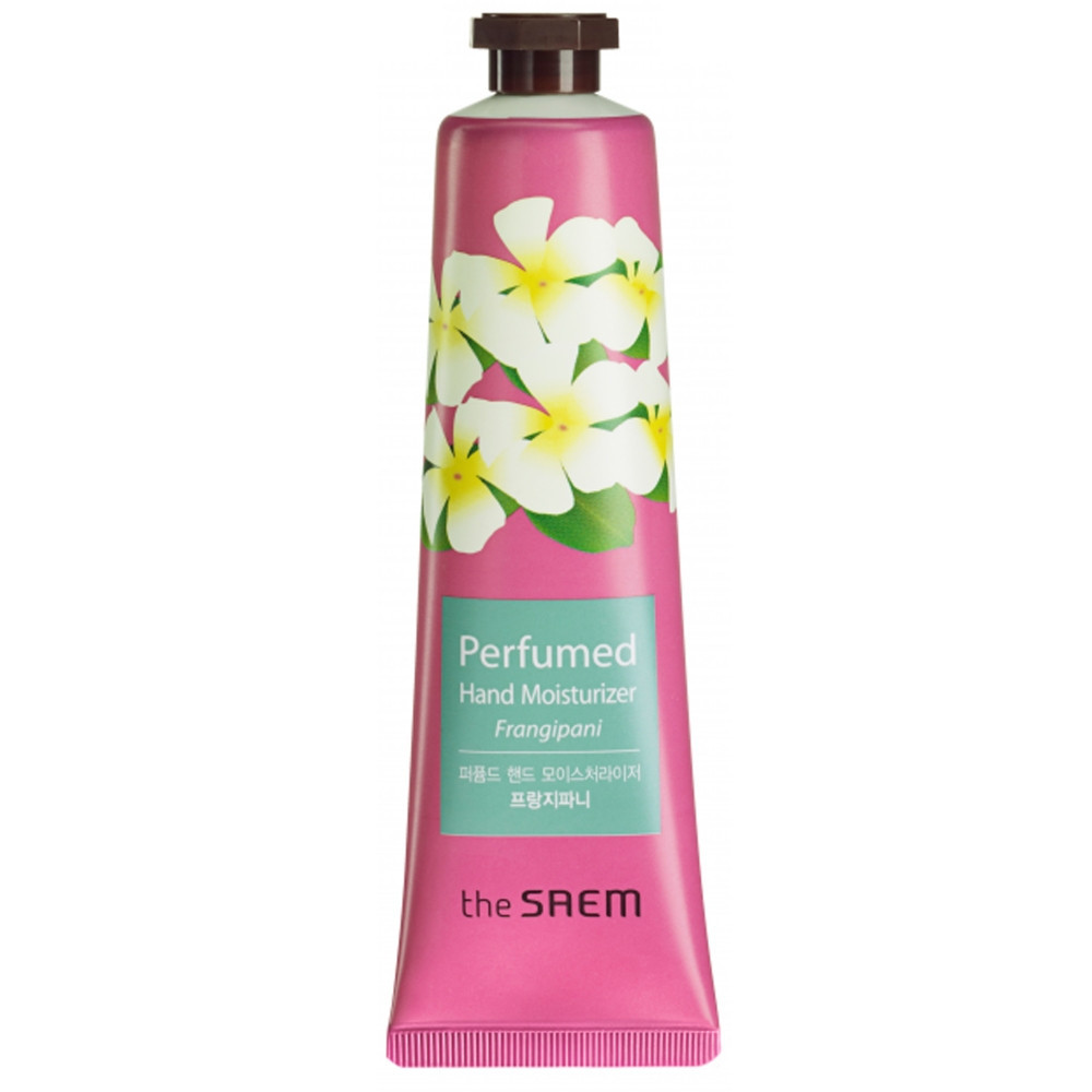 Крем для рук парфумований із екстрактом червоного жасмину The Saem Perfumed Hand Moisturizer Frangipani 30ml, фото 1