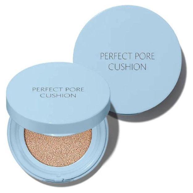 Кушон для маскування пор The Saem Saemmul Perfect Pore Cushion 01 Light Beige 12g, фото 1