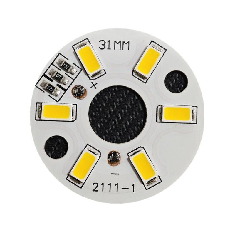 Світлодіодний LED-модуль 3Вт, 31мм AC220В плата для ремонту ламп 3Вт - нейтральний білий