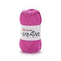 YarnArt CREATIVE (Креатив) № 231 яскраво-рожевий (Пряжа бавовна, нитки для в'язання)