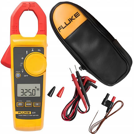 Цифровий мультиметр Fluke Digital Clamp Meter Voltage Current Measuring AC DC 400A True RMS 325, фото 1