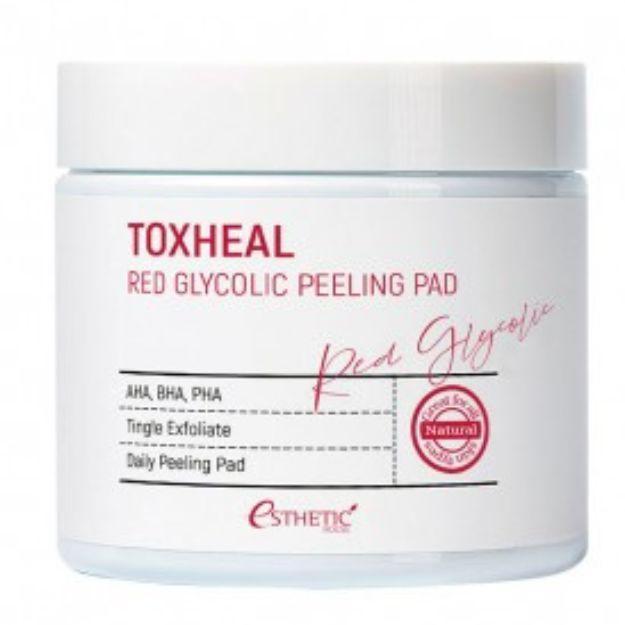 Очищувальні диски Esthetic House Toxheal Red Glycolic Peeling Pad 100шт, фото 1