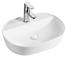 Умивальник накладний керамічний Mixxus Premium Ellipse-0201