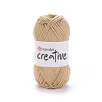 YarnArt CREATIVE (Креатив) № 233 бежевий (Пряжа бавовна, нитки для в'язання)