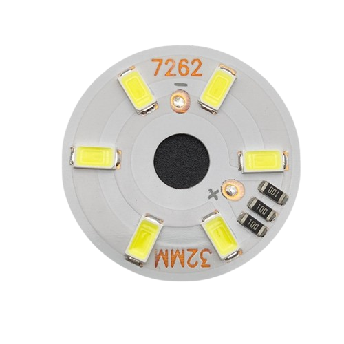 Світлодіодний LED-модуль 3Вт, 31мм AC220В плата для ремонту ламп 3Вт, холодний білий