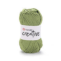 YarnArt CREATIVE (Креатив) № 235 хакі (Пряжа бавовна, нитки для в'язання)
