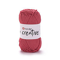 YarnArt CREATIVE (Креатив) № 236 кораловий (Пряжа бавовна, нитки для в'язання)