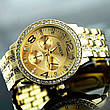 Жіночий годинник Geneva Gold кварцовий, фото 8