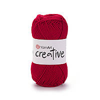 YarnArt CREATIVE (Креатив) № 237 червоний (Пряжа бавовна, нитки для в'язання)