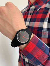 Чоловічий годинник Skmei Rubber Black II 9068, фото 5