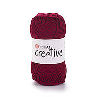 YarnArt CREATIVE (Креатив) № 238 бордовий (Пряжа бавовна, нитки для в'язання)