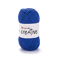 YarnArt CREATIVE (Креатив) № 240 синій (Пряжа бавовна, нитки для в'язання)