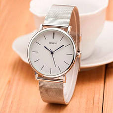 Жіночий годинник Geneva Steel Silver УЦІНКА, фото 4